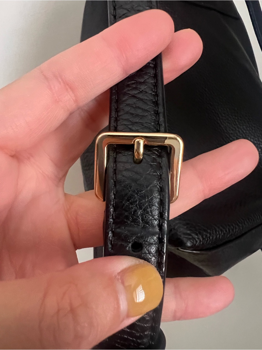 Tory Burch Black Pebbled Tassel Mini Backpack - Picture 7 of 8